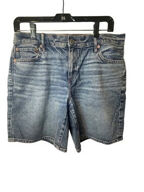 American Eagle Outfitters Denim Bermuda Shorts Women’s Size 4 Low Rise 8” 27W